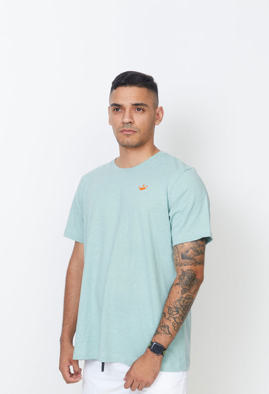 Short-Sleeve T-Shirt Dusty Blue Color - Men
