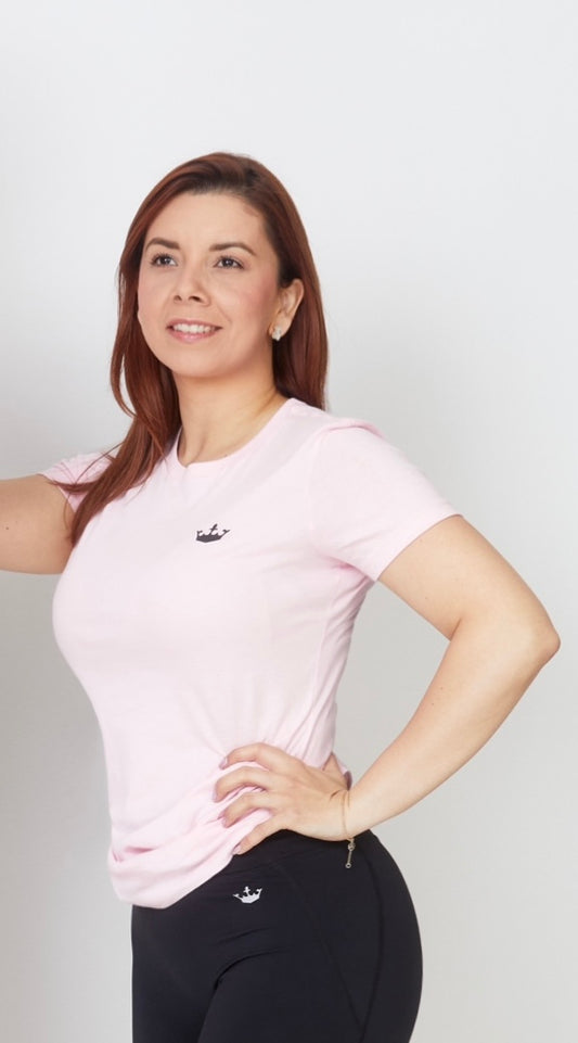 Short-Sleeve T-Shirt Pink Color - Women
